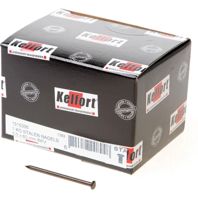 Afbeelding van Kelfort Stalen nagel 52 54 RC bombe kop 60 x 3.0mm 1kg