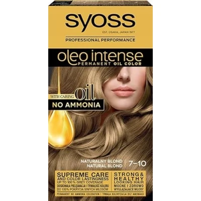 Afbeelding van Syoss Oleo Intensieve haarverf met duurzame kleuring 7 10 natuurlijke blonde oliën