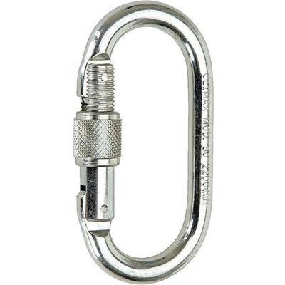 Afbeelding van Climax Karabijnhaak 10x5,5 cm Veiligheidssluiting Klimkarabijnhaak Valbeveiliging Verbinder