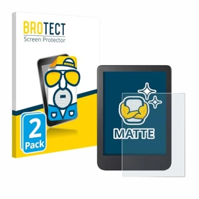 Afbeelding van BROTECT (2 Stuks) Antireflecterende Beschermfolie voor Kobo Clara 2E Anti Glare Screen Protector, Mat, Ontspiegelend