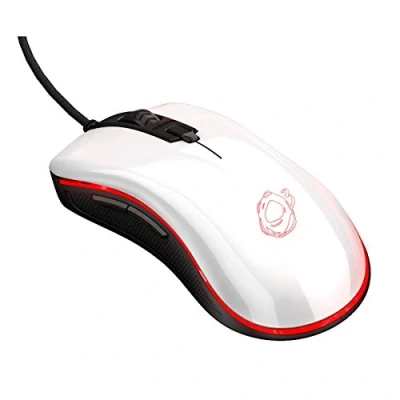 Afbeelding van Ozone Gaming Mouse OZNEONM50W Neon M50W Muis Geavanceerde Optische Sensor, RGB LED verlichting, OMRON technologie, dpi 5000 instelbaar, Helder Wit