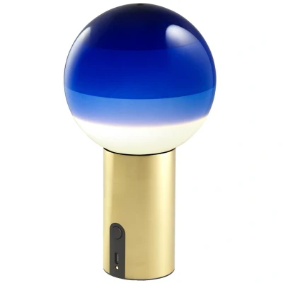 Afbeelding van Marset Dipping Light tafellamp LED oplaadbaar blauw