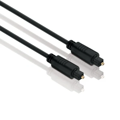 Afbeelding van HDSupply TC020 015 Toslink S/PDIF audiokabel, optische LWL, stekkerstekker, Ø 5,0 mm, 1,50 m, zwart