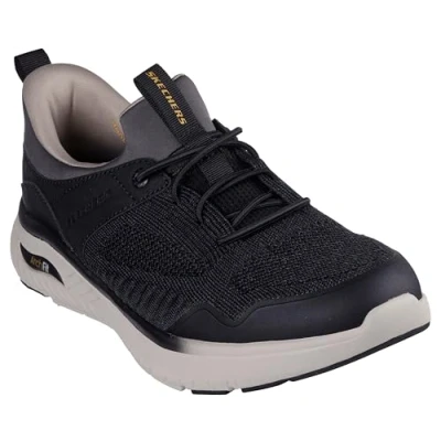 Afbeelding van Skechers Heren Arch Fit Crosser Emeric Sneaker, Zwart, 47 EU