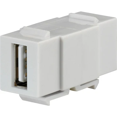 Afbeelding van Adapter, Koppeling, dubbel KMK USB rw 17010651 Rutenbeck 1 stuk(s)
