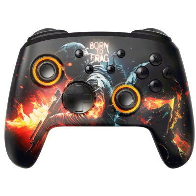 Afbeelding van Freaks and Geeks Draadloze Controller RGB Geschikt voor Nintendo Switch / PC Born to Frag