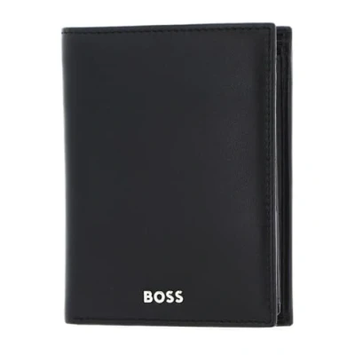 Afbeelding van HUGO BOSS Leren Portemonnee Classic Smooth Wallet Black Zwart