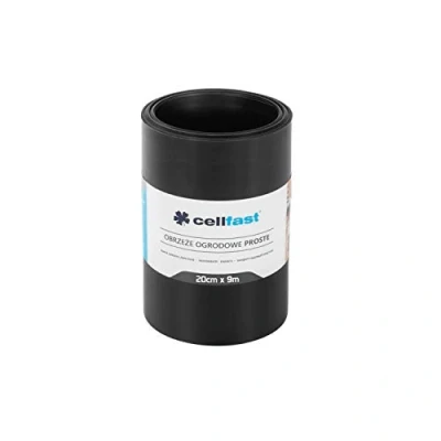 Afbeelding van CELLFAST Rechte tuinrand van 20cm x 9m zwart kleur
