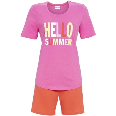 Afbeelding van Roze shortama zomer katoen Maat 40