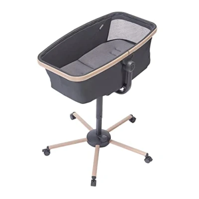 Afbeelding van Maxi Cosi Alba All in 1 wieg, babywieg, ligstoel en kinderstoel, 100% gerecyclede stoffen, 0 maanden 3 jaar (15 kg), gecombineerd met maaltijdkit, Beyond Graphite