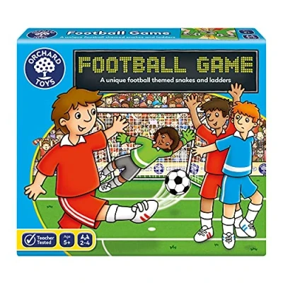 Afbeelding van Orchard Toys Football Game, Perfect for Kids and fans ages 5+, Fun Snakes Ladders Style Family Game
