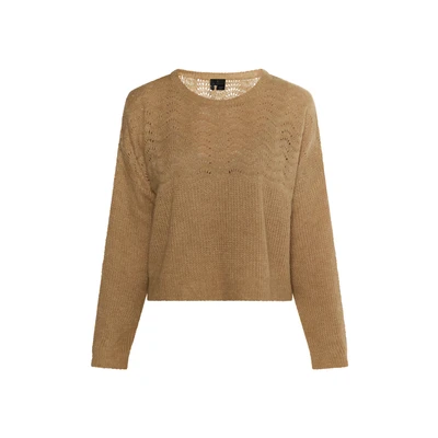 Afbeelding van DREIMASTER Klassik Damestrui XL/XXL / Kameel 57% Polyacryl 29% Polyamide 7% Wol Viscose