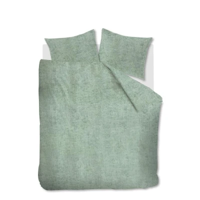 Afbeelding van Dekbedovertrek Beddinghouse Frost Grey Green Flanel 200 x / 220 cm 2 Persoons