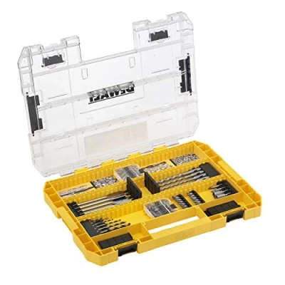 Afbeelding van DEWALT DT70762 QZ Set Toughcase, 85 delig betonboor en metaal schroefbits voor boorschroevendraaiers boorhamer SDS Plus
