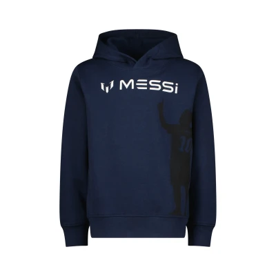 Afbeelding van Messi hoodie Silhouette met printopdruk donkerblauw