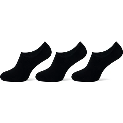 Afbeelding van Teckel 3 pack No Show invisible sokken Footies 42 Zwart