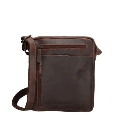 Afbeelding van Hide &amp; Stitches Japura Schoudertas Donkerbruin