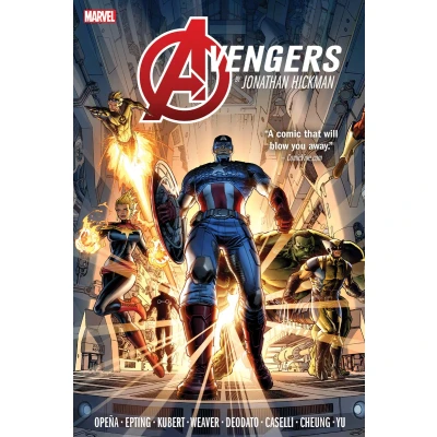 Afbeelding van AVENGERS BY JONATHAN HICKMAN OMNIBUS HC 01 WEAVER CVR