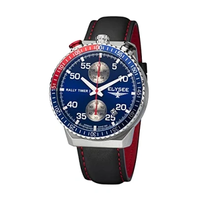 Afbeelding van Elysee Rally Timer I Chronograaf, Heren, Maat: One Size, Silber