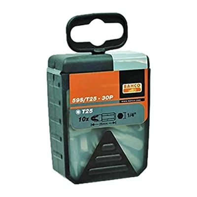 Afbeelding van Bahco 30 bits t10 25mm 1/4&quot; standard 59S/T10 30P