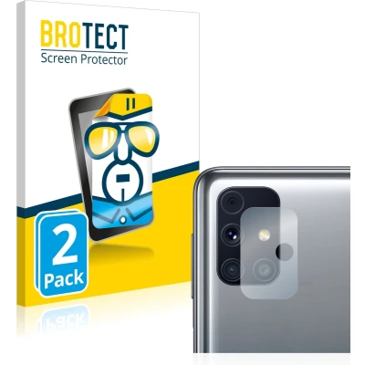 Afbeelding van BROTECT (2 Stuks) Schermbeschermer voor Samsung Galaxy M31s (ALLEEN Camera Lens) Screen Protector Transparant