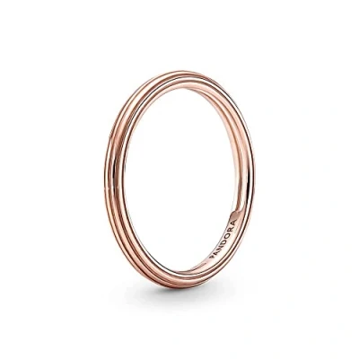 Afbeelding van Pandora ME 14 karaats rosévergulde ring, 48