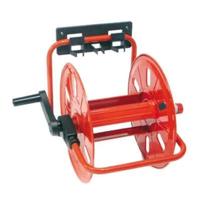 Afbeelding van Draagbare muurhaspel gelakt metaal voor 25 m 1/2&quot; of 5/8&quot; slang