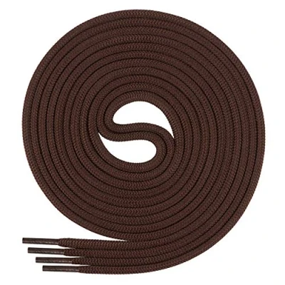 Afbeelding van Di Ficchiano veters rond, ronde voor zakelijke en leren schoenen, scheurbestendige allround veters, ø 3 mm, kleur bruin, lengte 120 cm