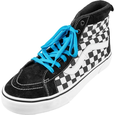 Afbeelding van Feterz Sneakerveters Platte schoenveter blauw 140cm 10 mm breed