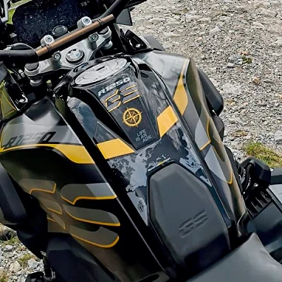 Afbeelding van Beschermende tankbeschermer met hars gecoat compatibel R1250 GS 2018 2019 Tank Pad PROTECTIVE 3D R1250GS