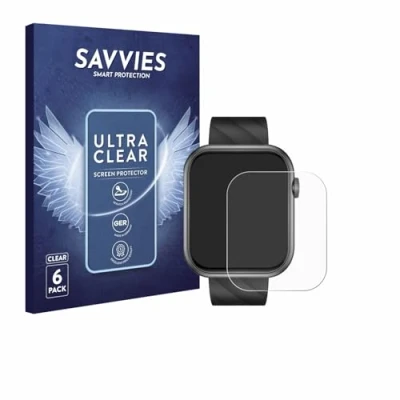 Afbeelding van Savvies (6 Stuks) Schermbeschermer voor Bekomiya Smartwatch 2&quot; Screen Protector Ultra Transparant