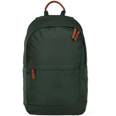 Afbeelding van Satch Vlieg met een volume van 8 l voor de vrije tijd, gerecyclede dagrugzak laptopvak, rugkussen, zijvak, Pure Forest Green donkergroen, One size