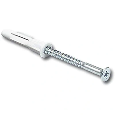 Afbeelding van Element System 11602 00000 Kruis 1 en 2 rijige wandrails schroeven + pluggen, zilver, 18 stuks