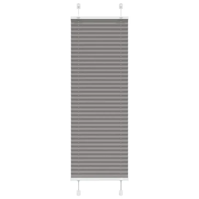 Afbeelding van vidaXL Plissé rolgordijn 45x150 cm stofbreedte 44,4 antraciet