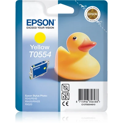 Afbeelding van Epson T0554 (C13T055440) Inktcartridge Geel