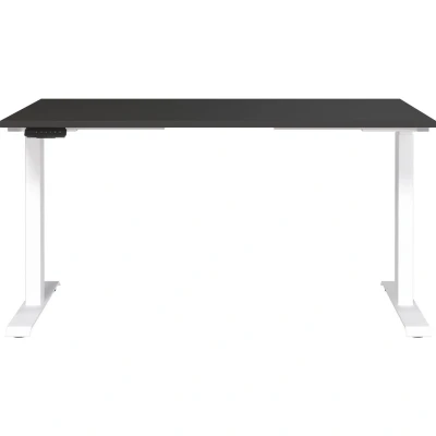 Afbeelding van Germania Jet 140 cm Grafiet / Wit Elektrische Zit Sta Bureautafel