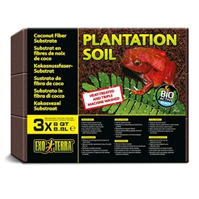 Afbeelding van Exo Terra Subtraat Plantion Soil 3 x 8,8 L