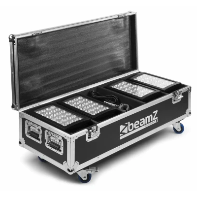 Afbeelding van BeamZ FL4 Flightcase voor 4x Star Color 240 of 360
