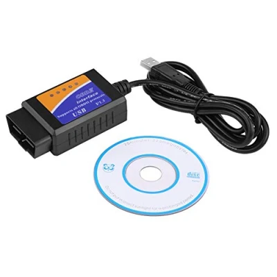 Afbeelding van OBD II diagnosegereedschap, auto USB aansluiting V1.5 OBD2 diagnosekabel interfaces scanner