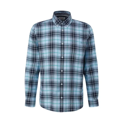 Afbeelding van s.Oliver Regular Langarm MIT Buttondownkragen Overhemd, Heren, Maat: Small, Hellblau