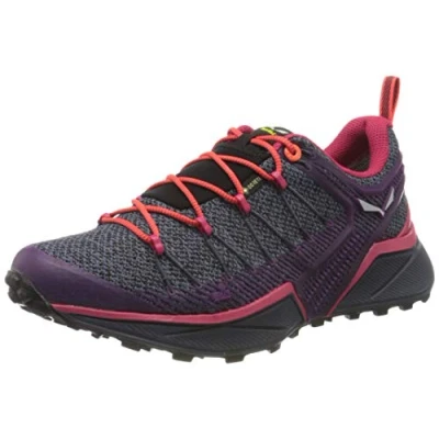Afbeelding van Salewa Dames WS Dropline Gore TEX Train Running, Ombre Blue/Virtual Pink, 35 EU