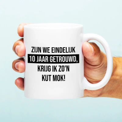Afbeelding van Mok Zijn We Eindelijk Zoveel Jaar Getrouwd 10