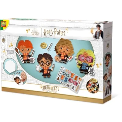 Afbeelding van SES Creative 9345 Harry Potter personages Iron Kids met 2000 PVC vrije smeltbare kunst en knutselset kralen, pegboard stickers, multi