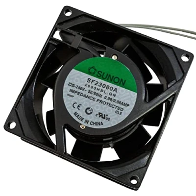 Afbeelding van Ventilator 230V AC 14W 80x80x38mm 40,7m3/h 2400U/Min Sunon SF23080A2083HBL