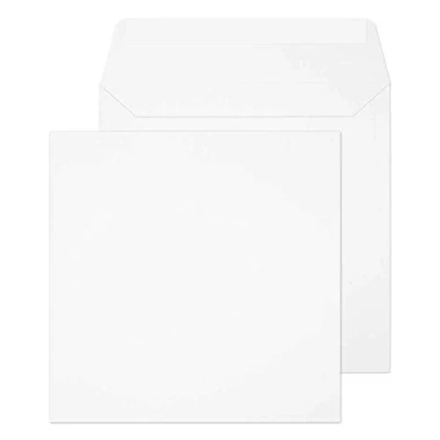 Afbeelding van Blake Puur dagelijks 220 x mm 120 g/m² vierkante Peel &amp; Seal Enveloppen (0220PS) Ultra Wit geweven Pack van 250