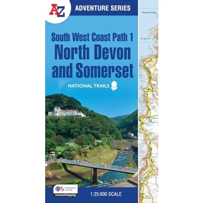 Afbeelding van South West Coast Path 1 North Devon &amp; Somerset: With Ordnance Survey Mapping