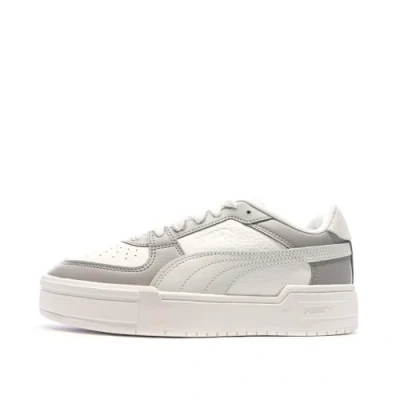 Afbeelding van Puma CA PRO WNS Sneakers laag, Dames, Maat: 36, white silver mist gray fog Leer en imitatieleer
