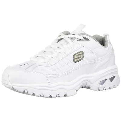 Afbeelding van Skechers Energie Afterburn heren Veterschoen, Kleur: wit, 47.5 EU