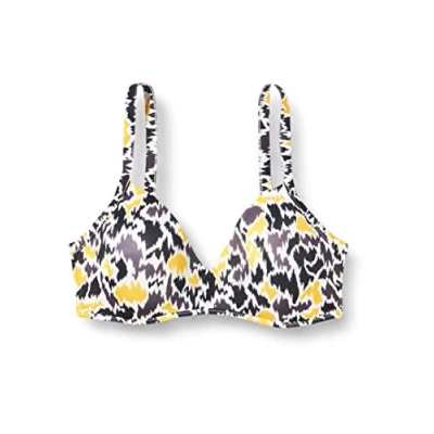 Afbeelding van Sloggi Shore Fancy Guppy Bikini Top Zwart/Geel L+ Dames