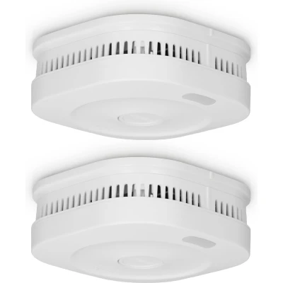 Afbeelding van Alecto SMARTSMOKE11 2x Smart Wifi rookmelder 2 pack, wit White
